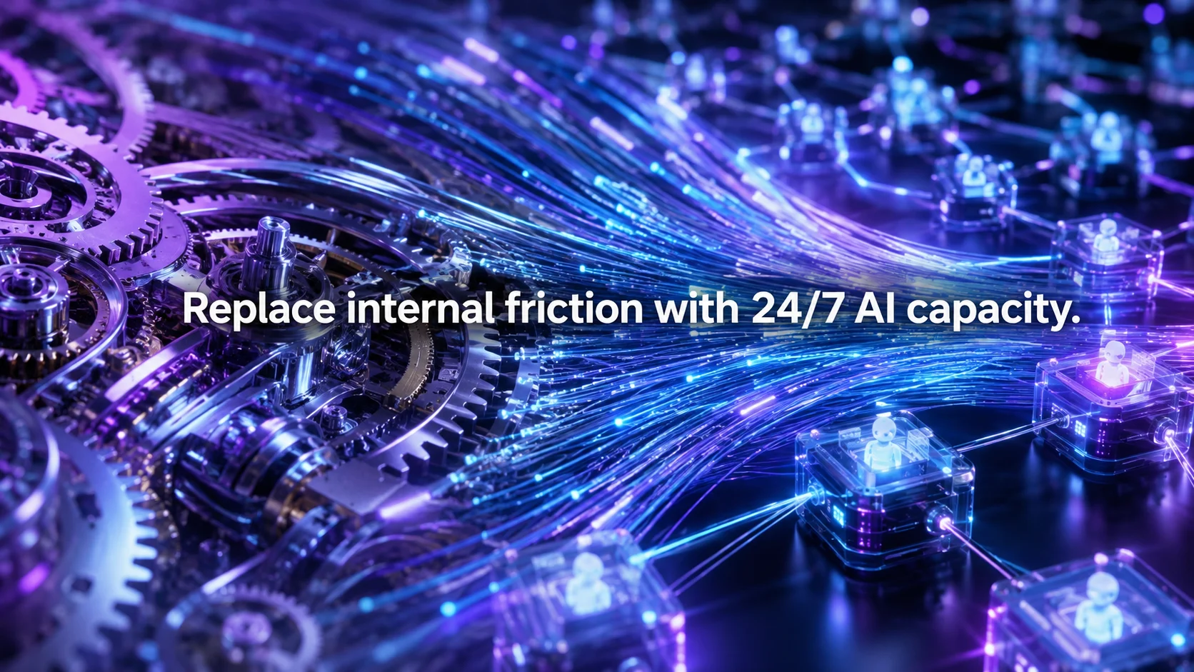 AI infrastructure capacity and connector architecture visual